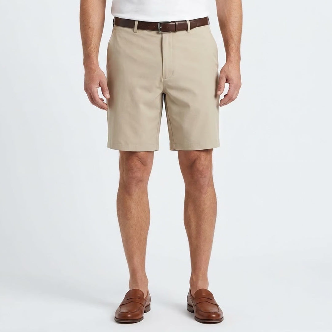 Walter Hagen Mens 48 Big & Tall Golf Shorts Khaki Moisture Wicking