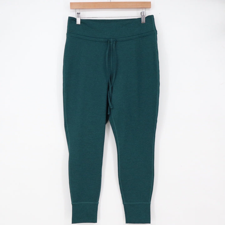 Old Navy Leggings Womens L Petite CloudComfy Dark Teal Extra High Rise Excellent
