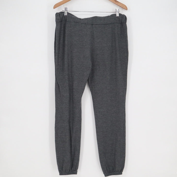 Mossimo Supply Co. Joggers Womens Large Heather Gray Stretch Drawstring Waist