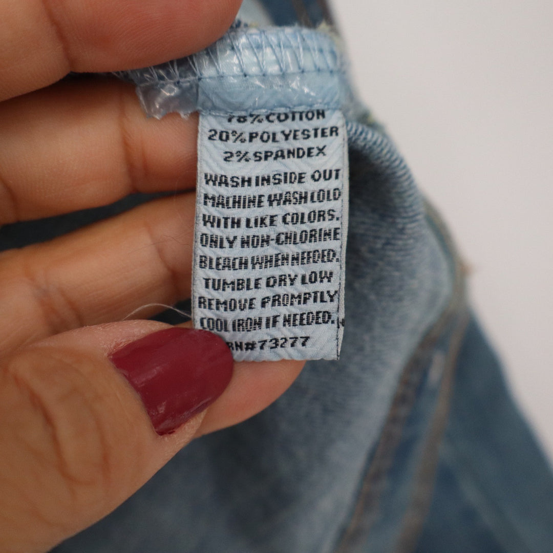 Sonoma Life Style Women's Medium Wash Denim Trucker Jacket Blue Size M