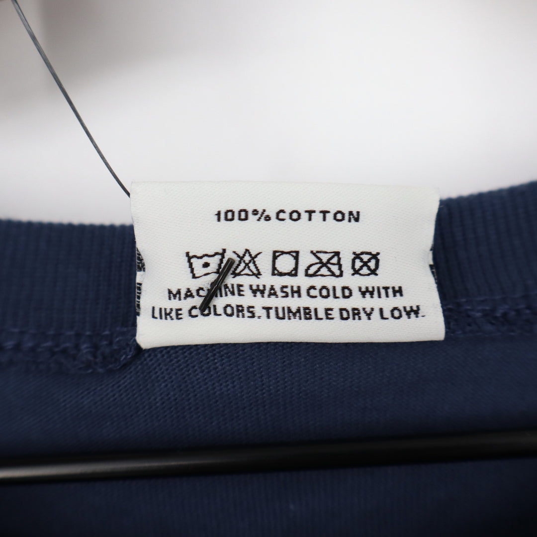 Where Im From Boston USA Easy Tee Navy Blue Cotton Boxy T-Shirt Mens XL New
