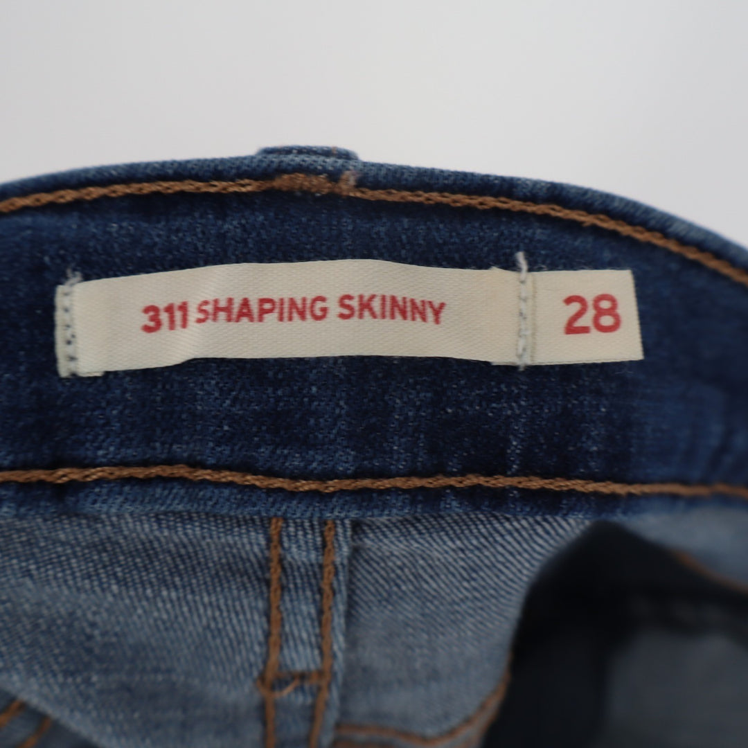 Levi's 311 Shaping Skinny Jeans Womens 28 Blue Denim Preppy 5-Pockets Mid Rise