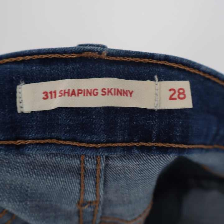 Levi's 311 Shaping Skinny Jeans Womens 28 Blue Denim Preppy 5-Pockets Mid Rise