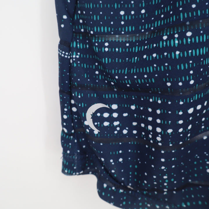 Zyia Active Tank Top Womens S ZA2374 Navy Blue Teal Racerback Mesh Excellent