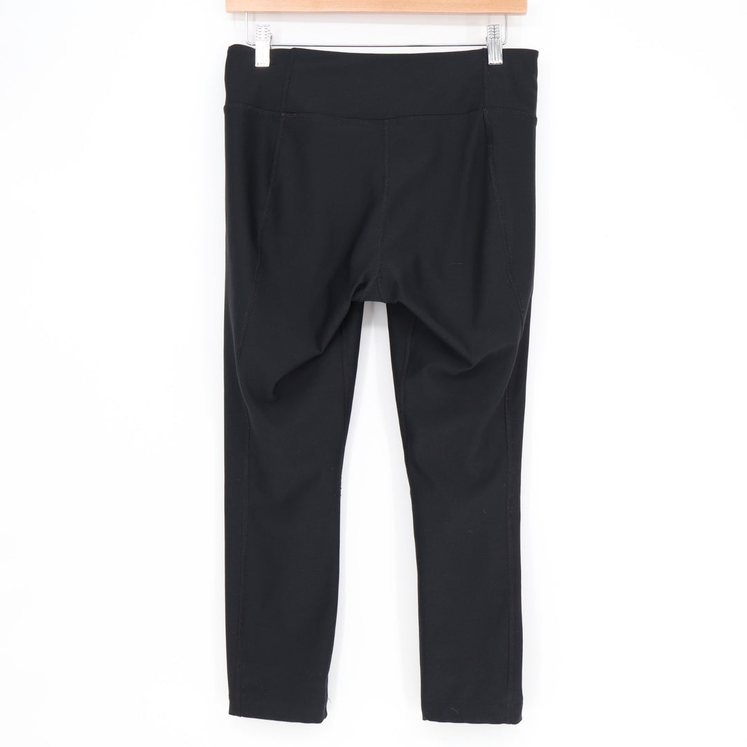 Nike Dri-Fit Capri Leggings Womens Medium Black Stretch High-Waist Mid Rise