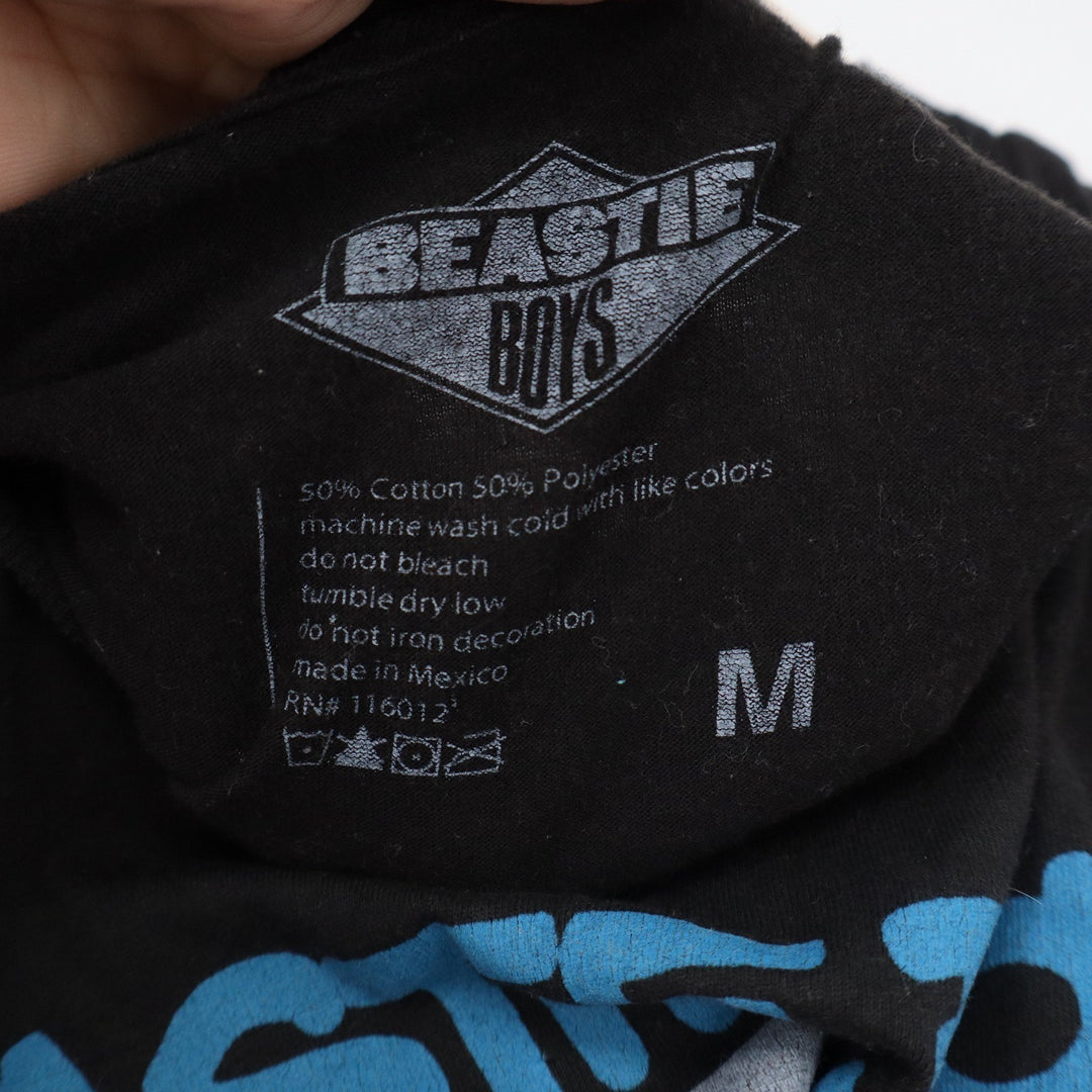 Beastie Boys Check Your Head Graphic T-Shirt Mens Medium Black Short Sleeve Tee