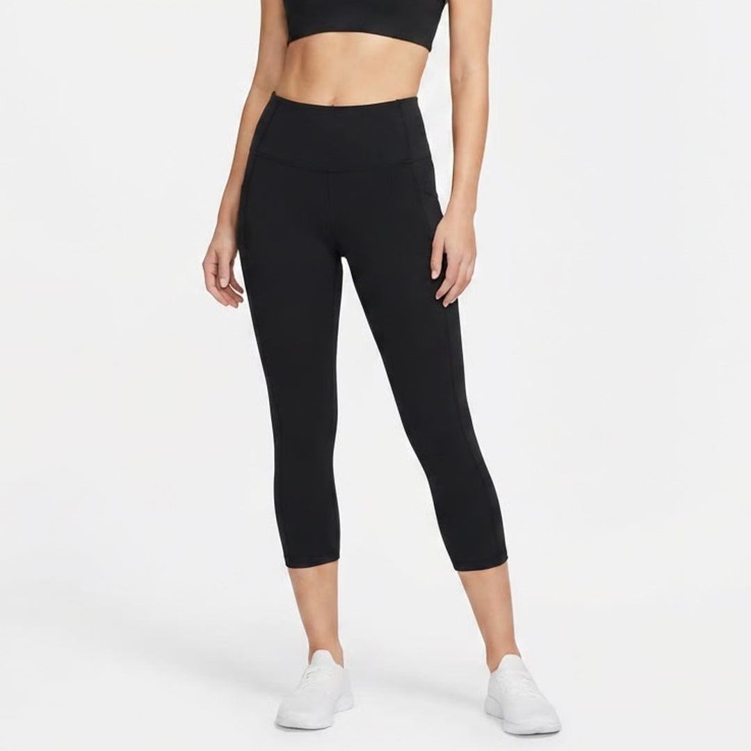 DSG Womens Momentum Capri High Rise Leggings Pure Black Size S NWT
