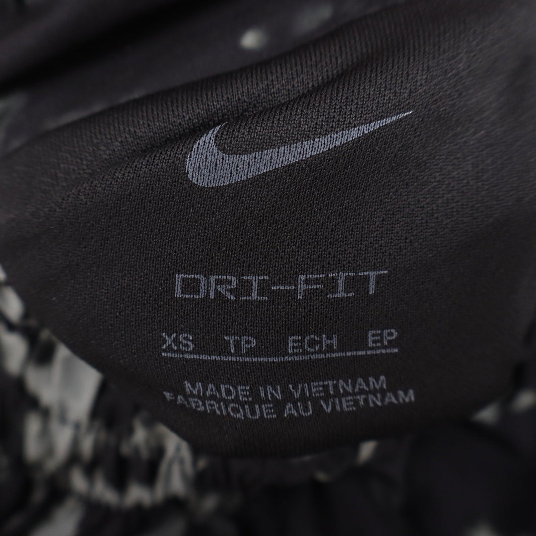 Nike Womens Dri-FIT Cloud Print Training Shorts Black Grey XS