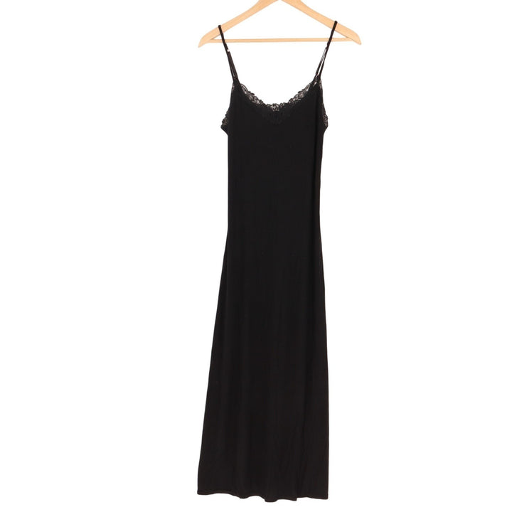 I.N.C. International Concepts Intimates Nightgown Womens Small Black Lace Trim