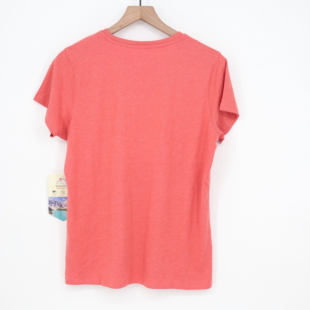 Mountain and Isles Keep Exploring Graphic Tee Dusty Rose Heather L