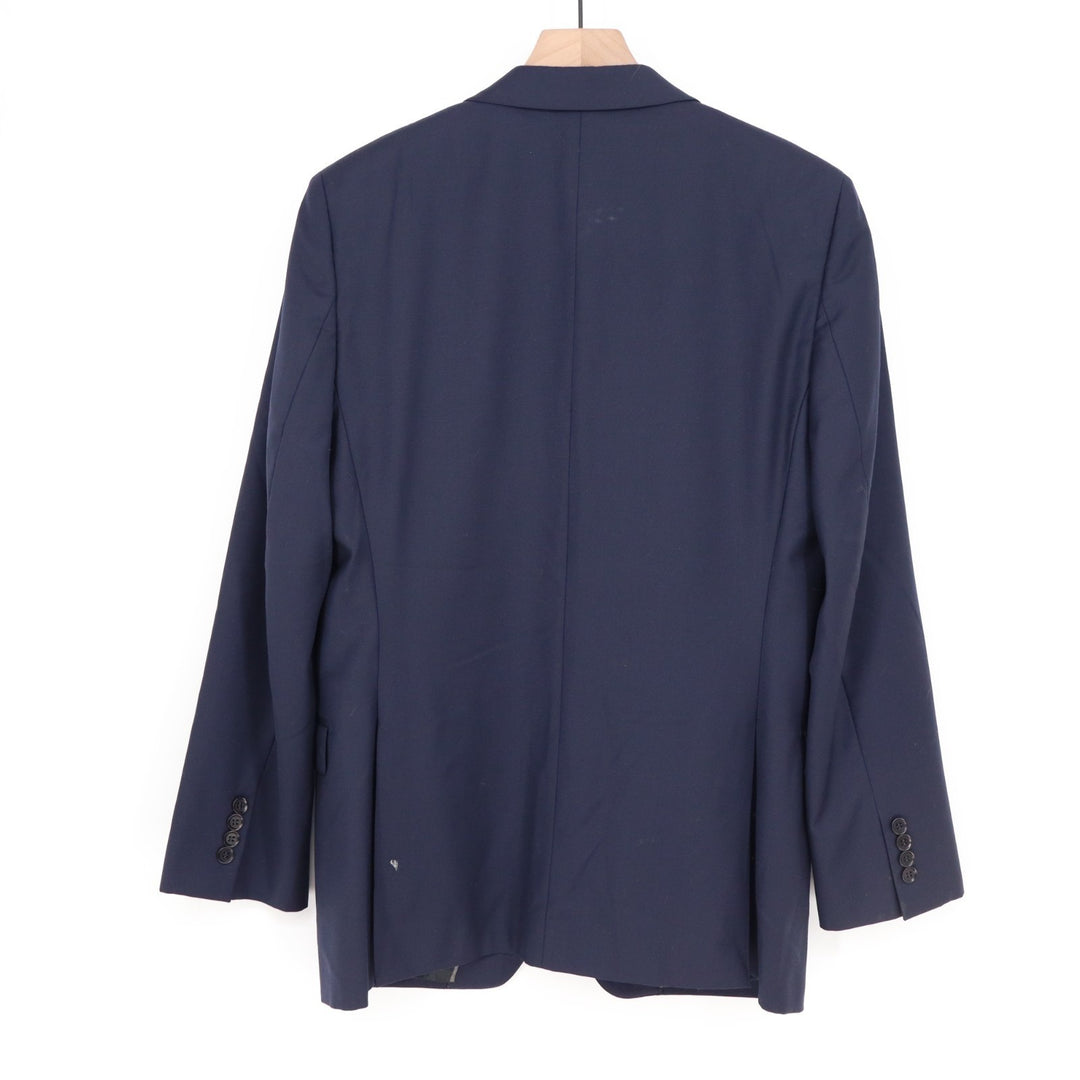 DKNY Boyds Blazer Jacket Mens 38R Blue Notch Lapel Single Breasted Double Vents