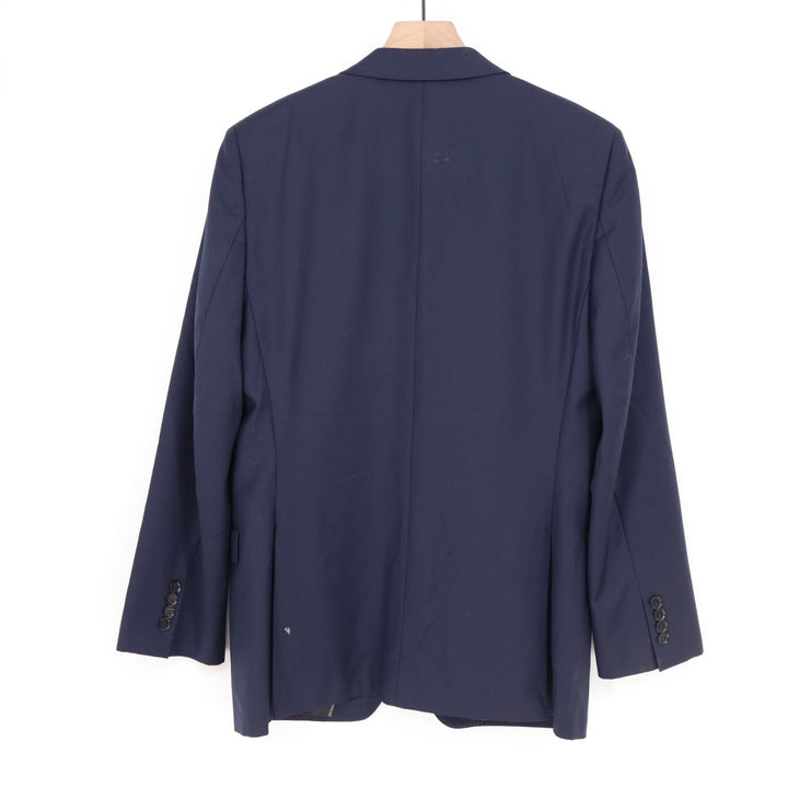 DKNY Boyds Blazer Jacket Mens 38R Blue Notch Lapel Single Breasted Double Vents