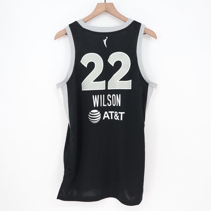 Nike Las Vegas Aces A'ja Wilson 22 WNBA Explorer Jersey Black Womens M