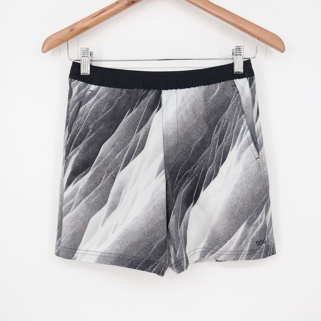 DSG Boys Agility Short Print Pure White AI Formation Medium 10-12