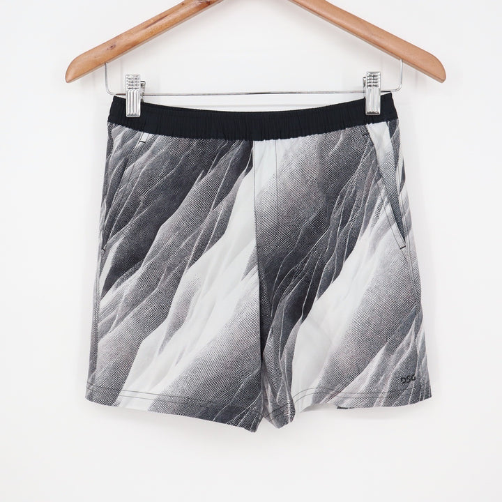 DSG Boys Agility Short Print Pure White AI Formation Medium 10-12