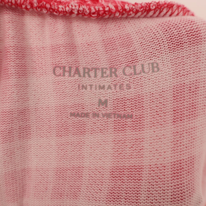 Charter Club Intimates Separates Table Pajama Pants Women M Red White Dawn Plaid