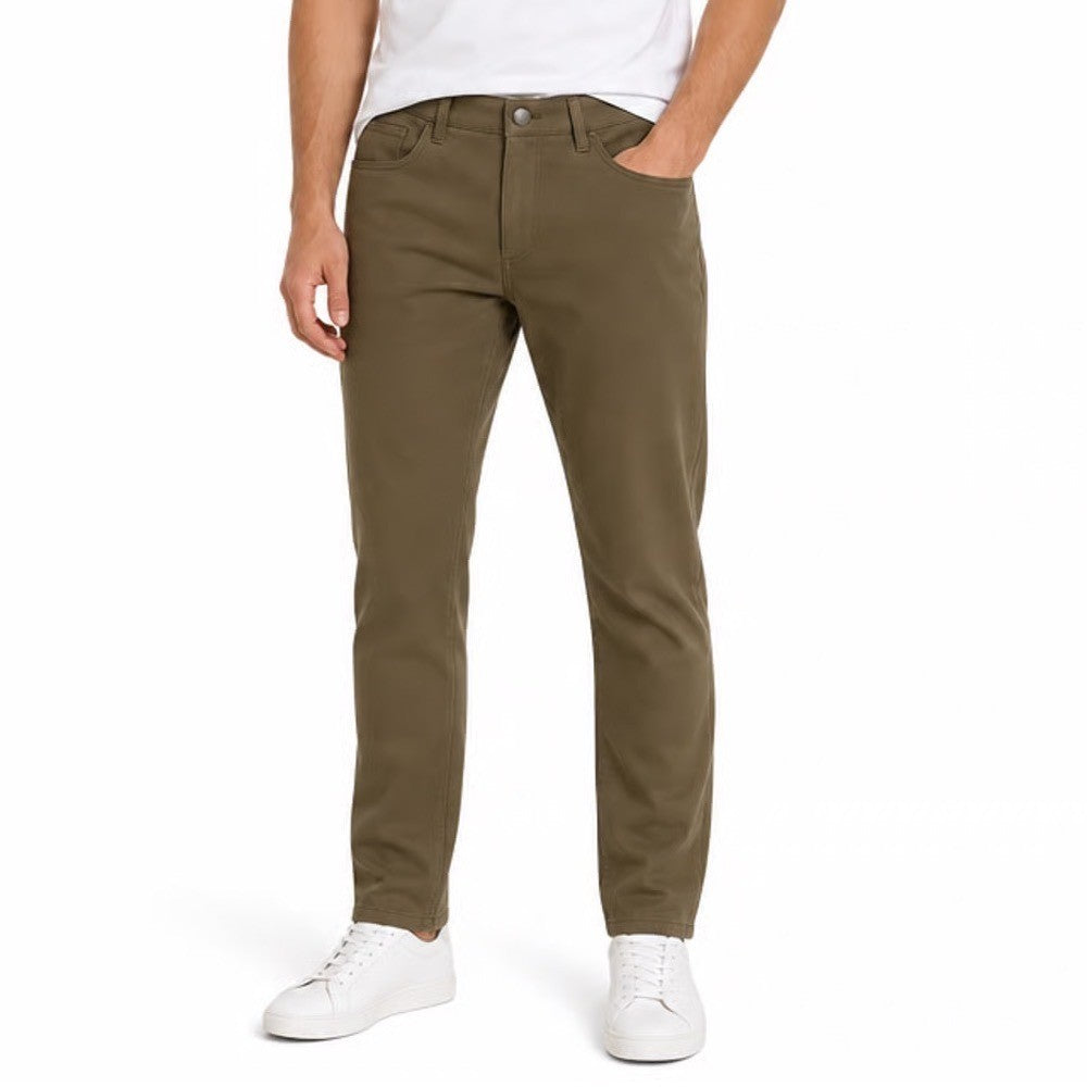Theory Raffi Slim Fit Tech Ponte Pants Olive Green Mens Size 30