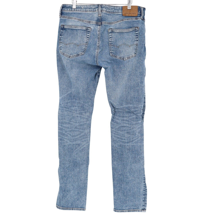 American Eagle Outfitters Jeans Mens 34x34 Blue Denim Cotton Stretch Skinny Leg