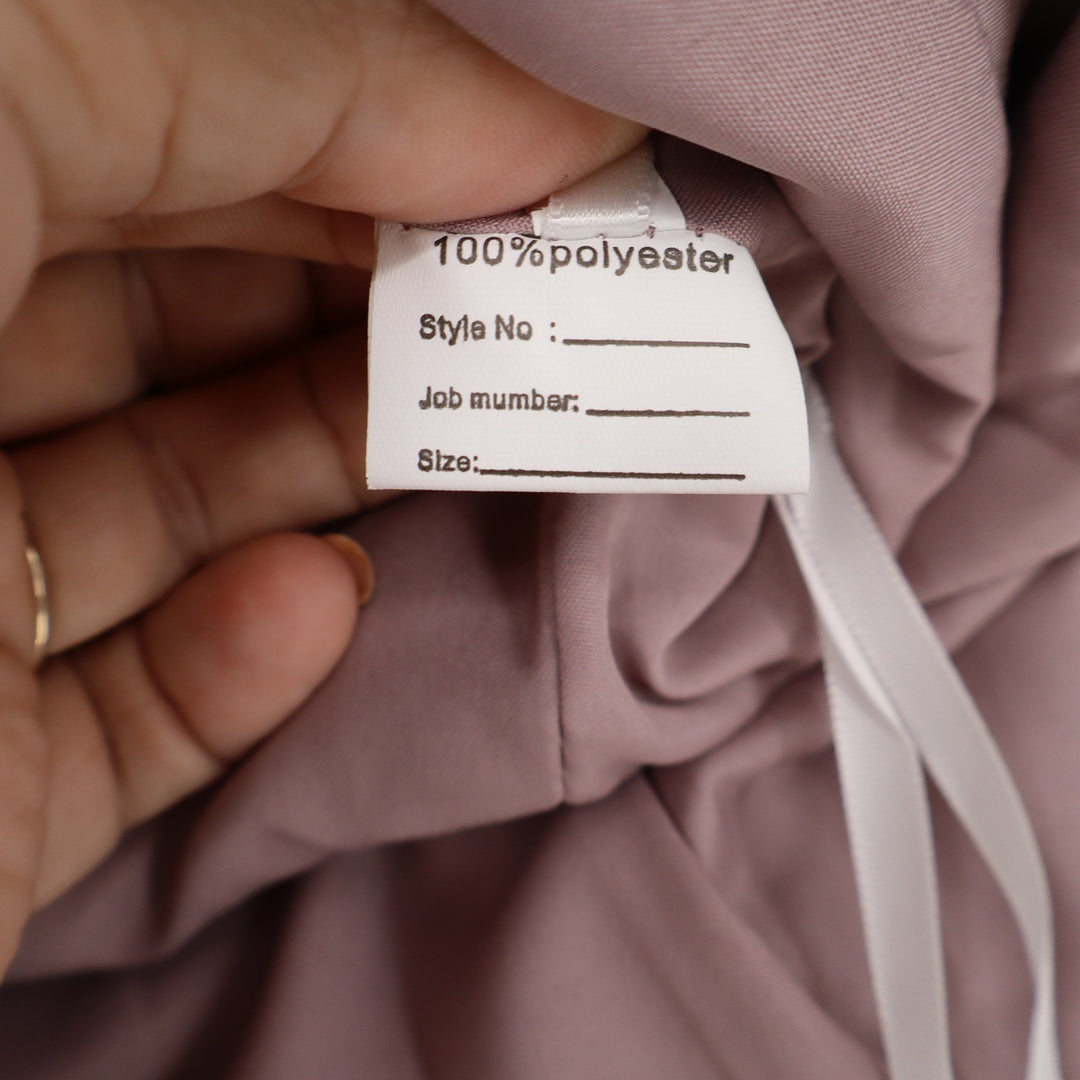 Mauve Two Piece Maxi Dress Set Ruched Sleeve Jacket Formal Wedding Guest Size 12