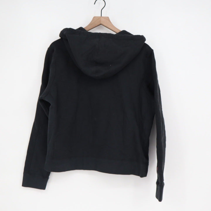 American Giant Women's Black Full Zip Hoodie Cotton Made in USA Size M