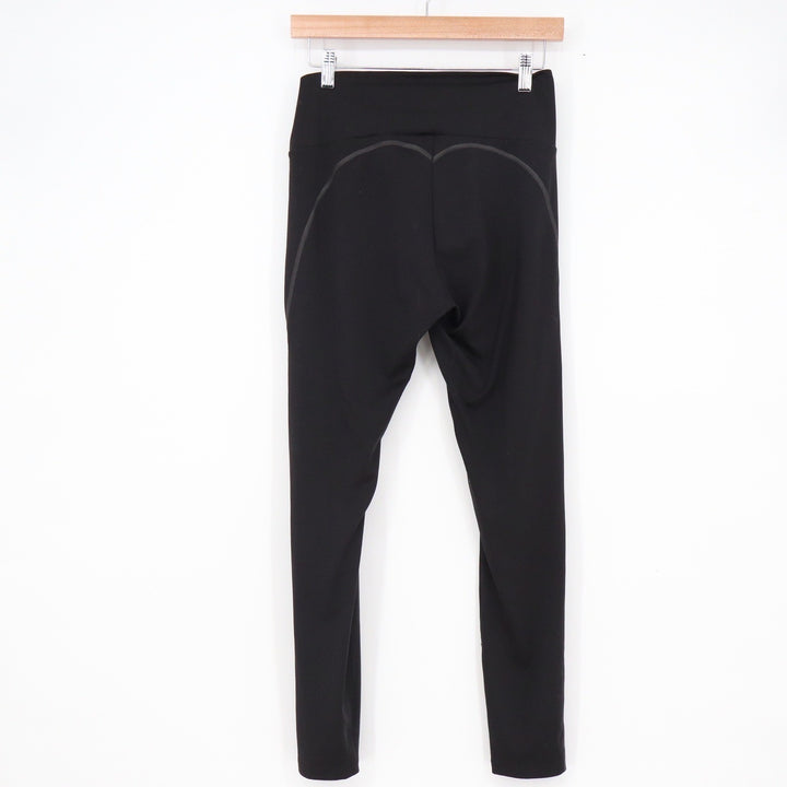 Gymshark Black High Waisted Taped Seam Leggings Womens Size L