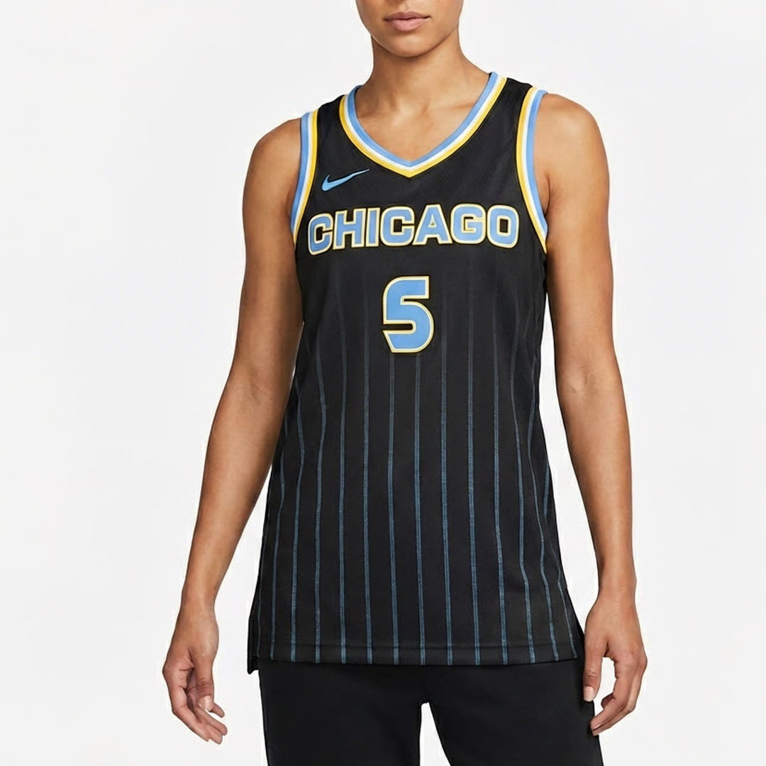 Nike Chicago Sky Angel Reese #5 Explorer Edition WNBA Jersey Black M
