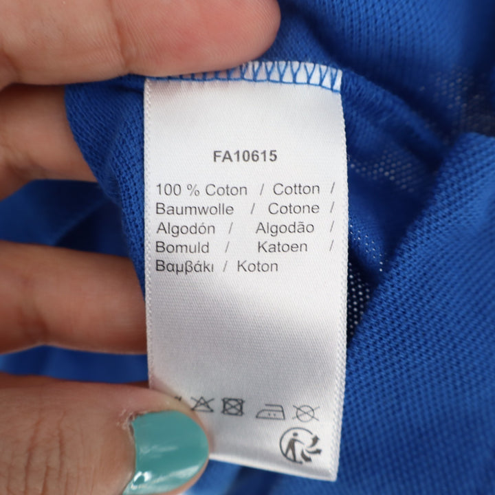 Lacoste Polo Shirt Mens 3XL Blue Classic Fit Side Slit  Golf Tennis Performance