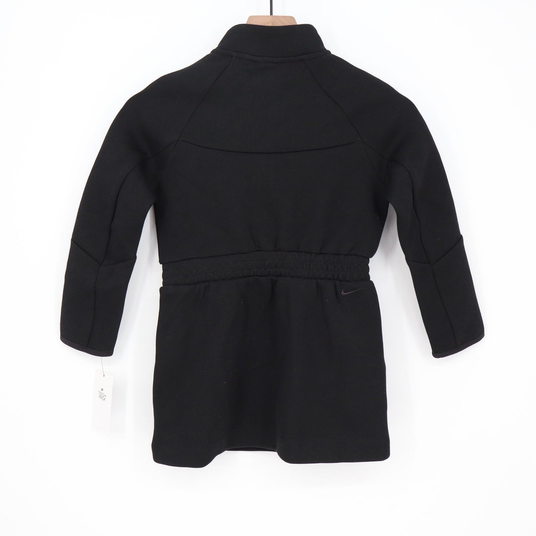 Nike Girls Tech Fleece Quarter Zip Dress Black Size 6