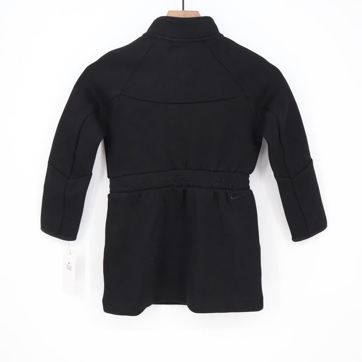 Nike Girls Tech Fleece Quarter Zip Dress Black Size 6