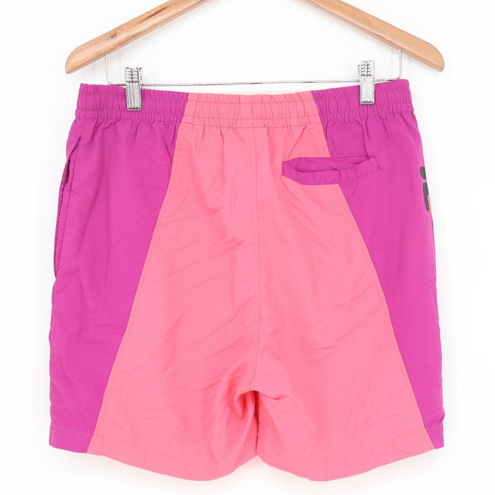 Fila Urban Outfitters Pro Beach Colorblock Nylon Shorts Pink Purple Mens Medium
