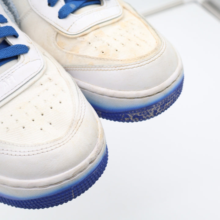 Nike Air Force 1 Shadow White Blue Gradient Womens Size 9 Sneakers