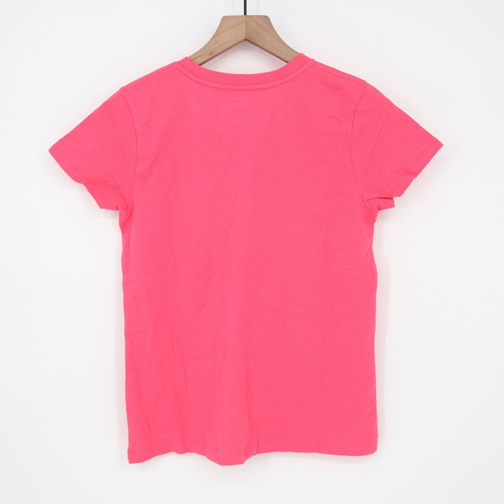 New Era Boston Red Sox Girls Pink Sequin V-Neck T-Shirt Size 14/16 NWT