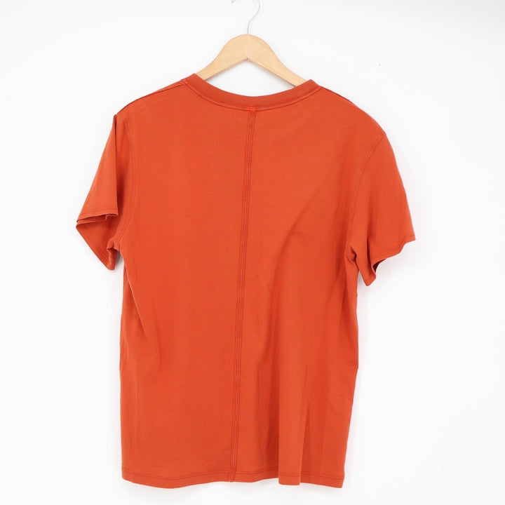 Lululemon T-Shirt Women's Year Basic Rust Orange Short Sleeve Athletic Good