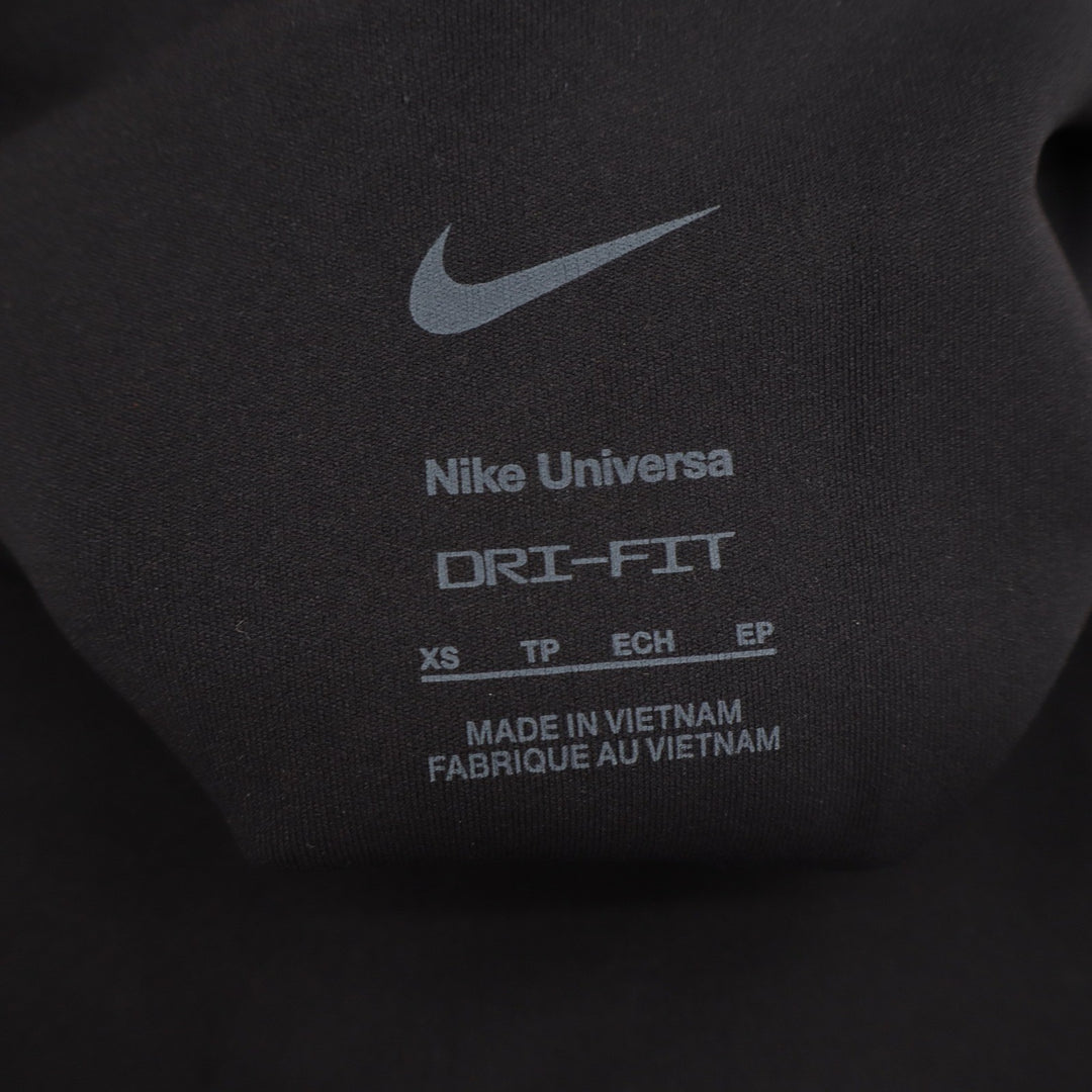 Nike Universal Dri-FIT Women's Black High Rise 8 Inch Biker Shorts XS