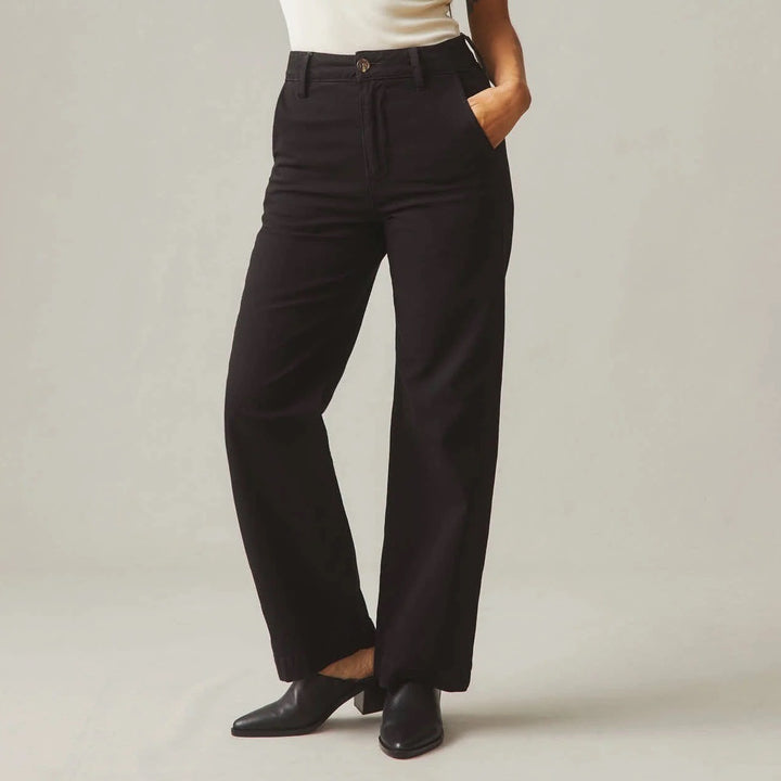 American Giant Women's Wide Leg Pants Cotton Size 2 Made In USA