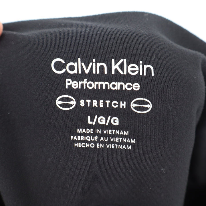 Calvin Klein Performance Womens Black High Rise Stretch Joggers Size L