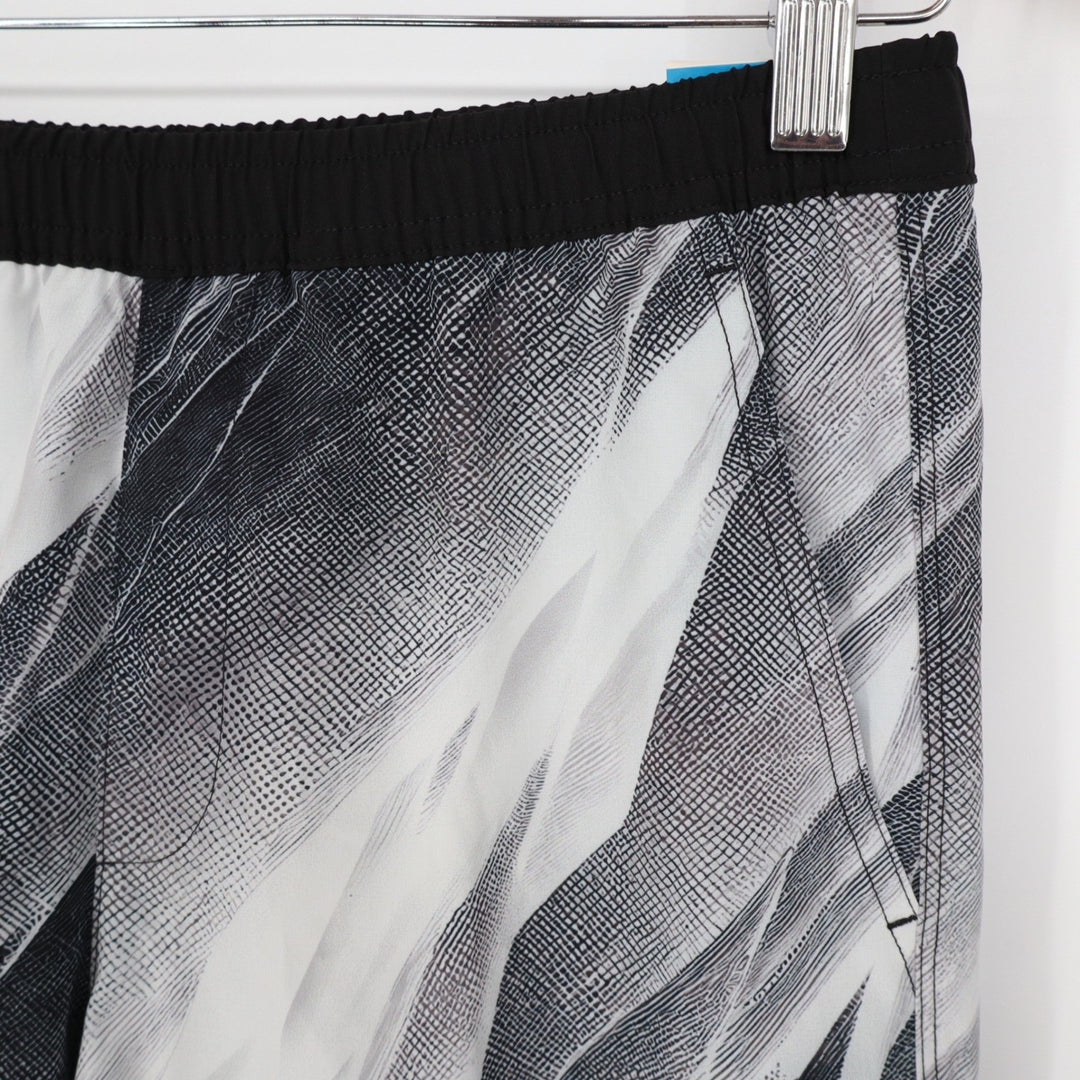DSG Boys Agility Short Print Pure White AI Formation L 14-16 NEW