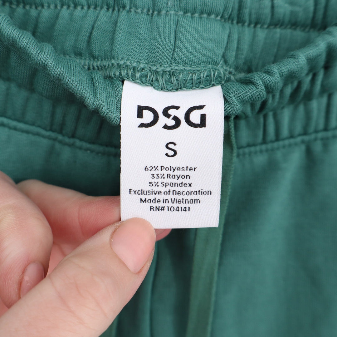 DSG So Soft Wide Leg Sweatpants Teal Green High Rise Lounge Pants Womens S NEW