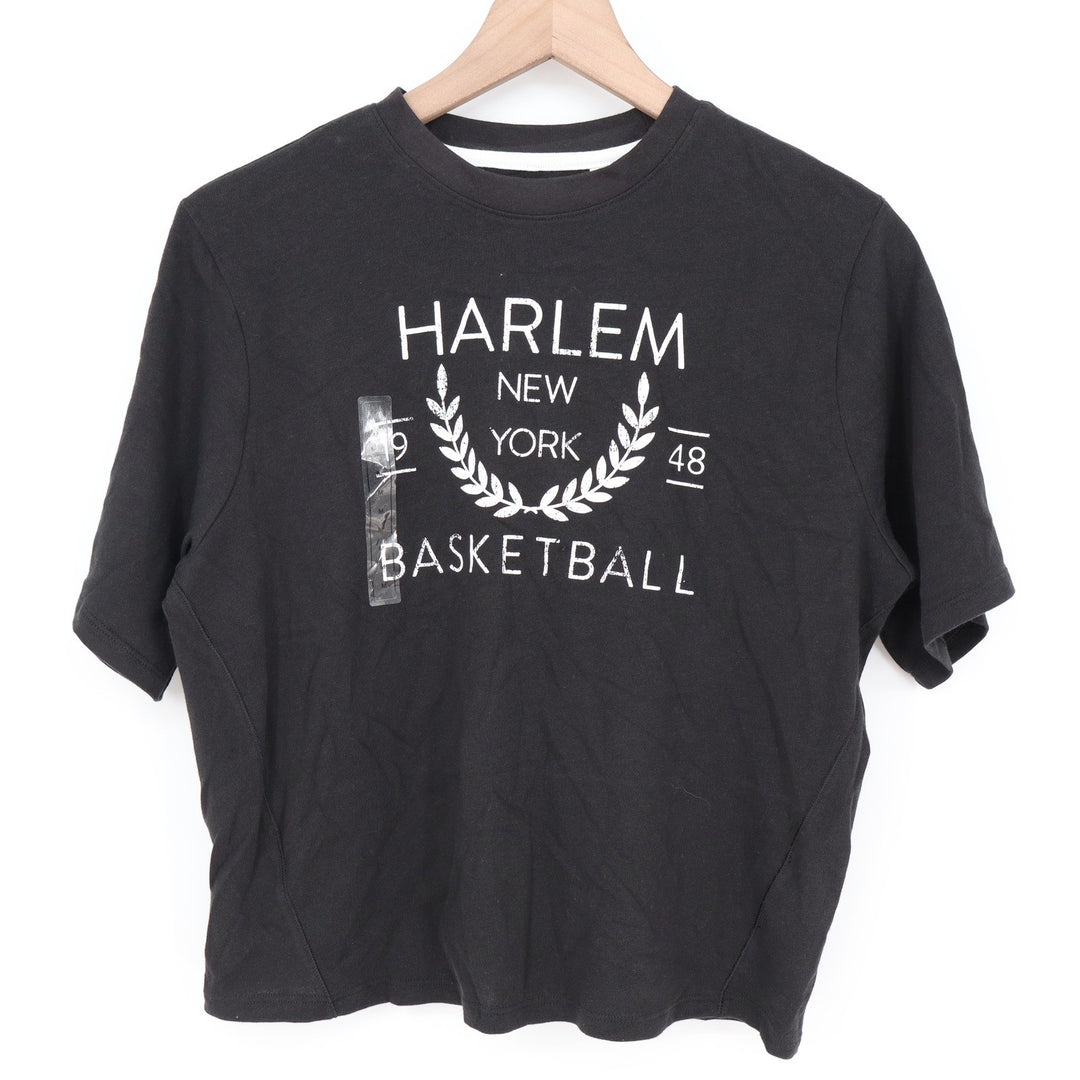 DSG Girls M 10-12 Harlem New York Basketball Cotton Graphic Tee Black