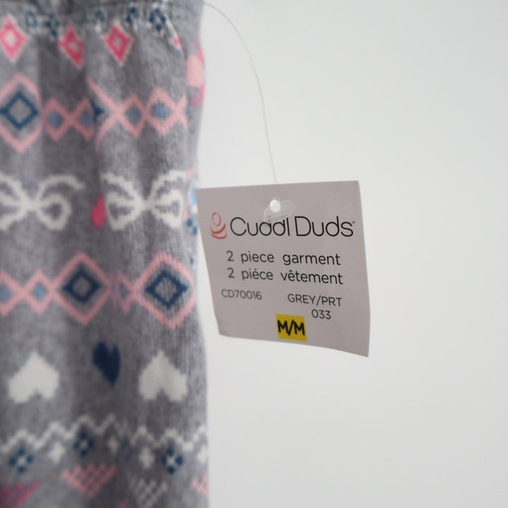 Cuddl Duds Fleece Pajama Bottom Womens M Multi Printed Stretch Elastic Waist