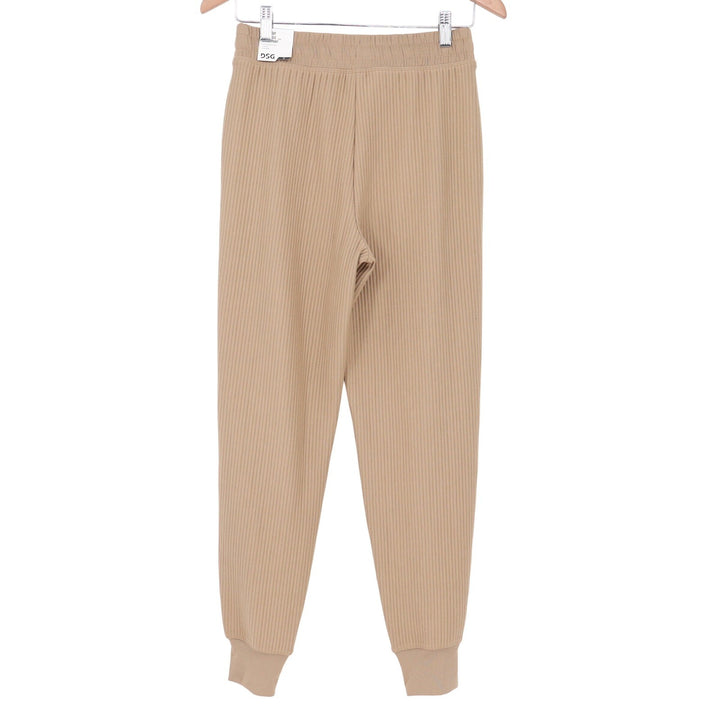 DSG So Soft Ottoman Jogger Womens XS Warm Stone Tan Ribbed Sweatpants