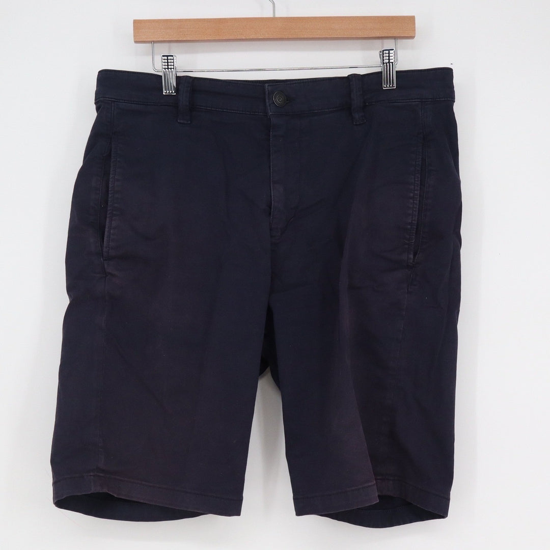 Mavi Jeans Mike Mens Navy Blue Chino Shorts Size 35 Cotton Stretch