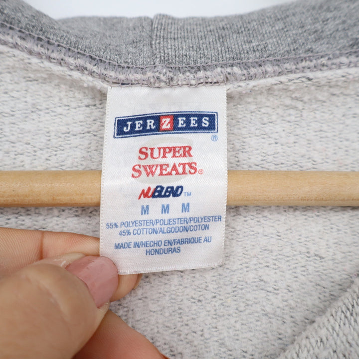 Jerzees Super Sweats Marlboro Volleyball Mustang Hoodie Gray Mens Medium