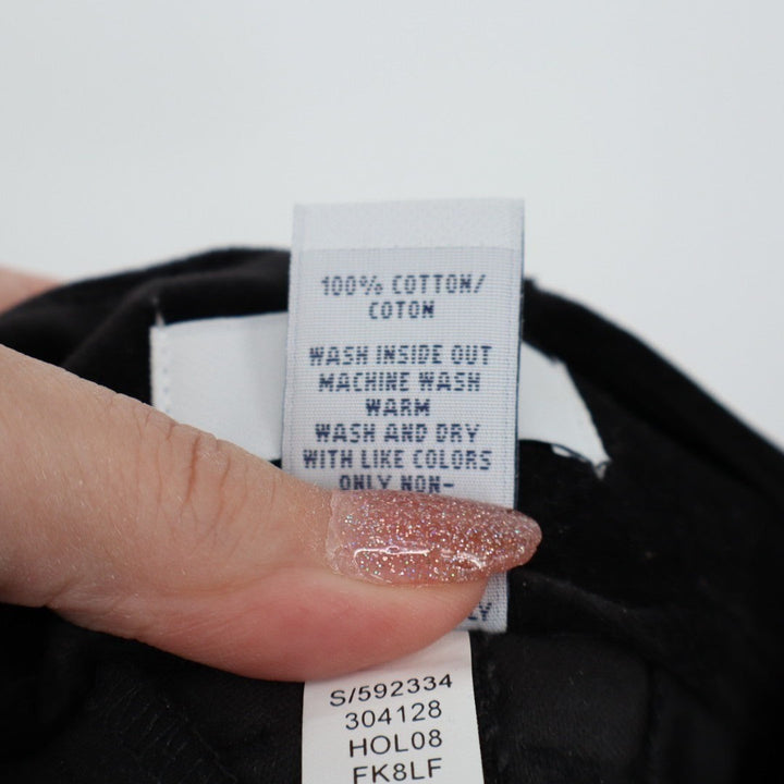 Gap Dress Pants Womens 4 Black 100% Cotton Streetwear Business Wear Wide Leg