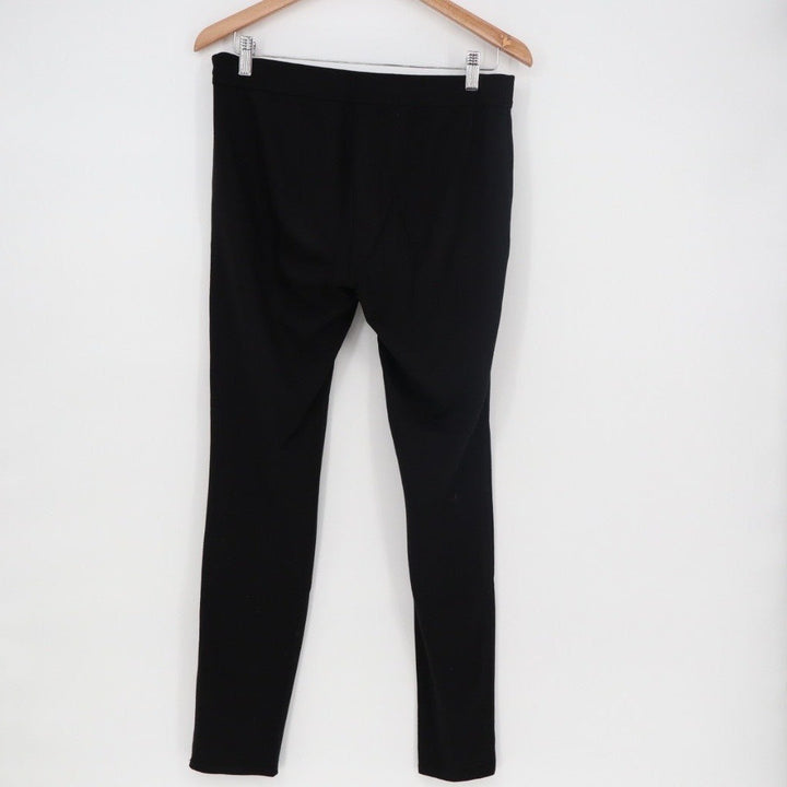 Ankle Legging Womens 30 Black Stretch Mid Rise Pull On High Waist Skinny Leg