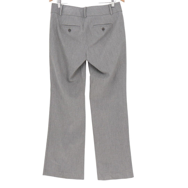 Ann Taylor Loft Dress Pants Womens 4 Gray Stretch Formal Business Bootcut Leg