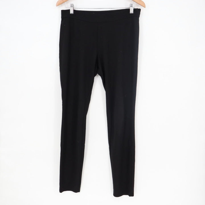 Ankle Legging Womens 30 Black Stretch Mid Rise Pull On High Waist Skinny Leg