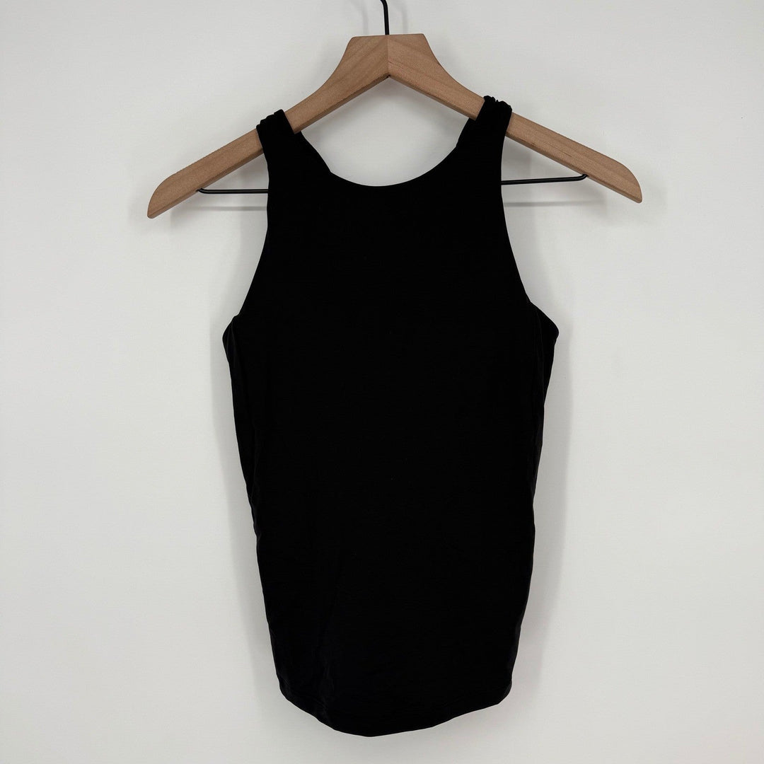 Athleta Black Racerback Tank Top Athletic Workout Fitness Size S