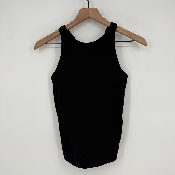 Athleta Black Racerback Tank Top Athletic Workout Fitness Size S