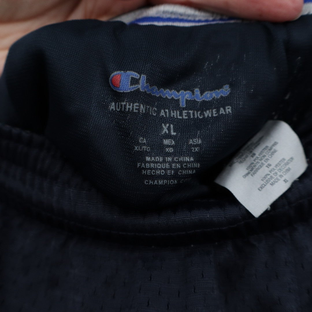 Champion Core Basketball Shorts Mens XL Navy Stretch Elastic Waist Active Wear